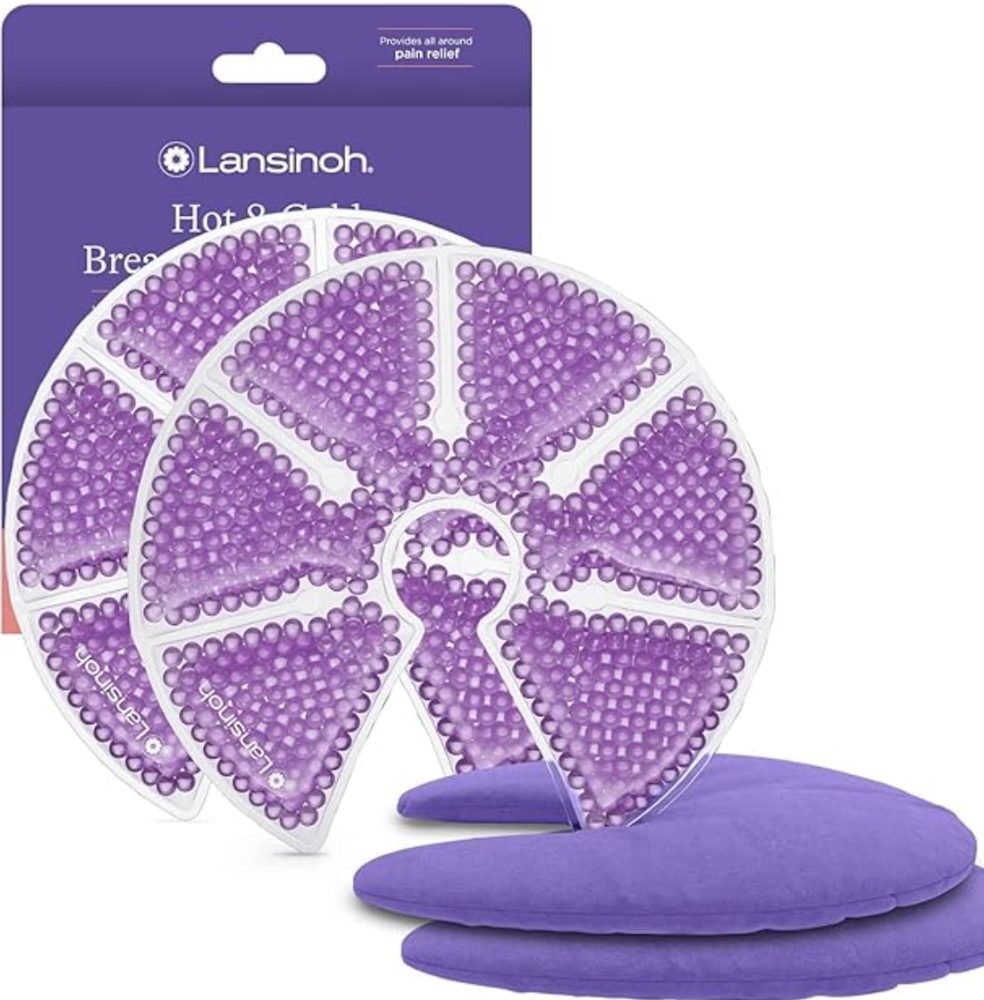 Breast therapy hot and cold pads