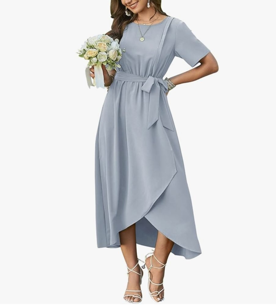 Nursing and belly-friendly formal dress